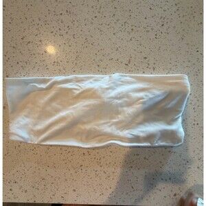 Naked Wardrobe White Bandeau Tube Top M